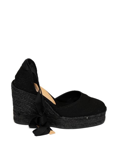 Espadrillas carina mono nero CASTANER | CARINA 020966CANVAS-100